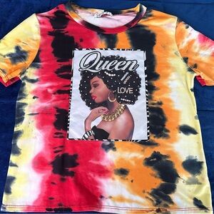 Love J Vibrant Tie-Dye Queen Tee